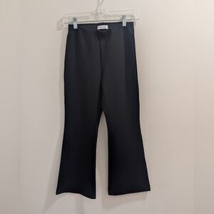 Babaton Aritzia Black Flare Pants Small Like New High Waisted Stretchy Work Chic